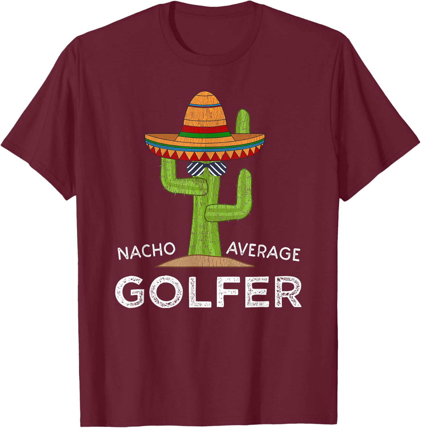 Golfers Fun Hilarious Golfing Joke | Funny Golf Lover Humor T-Shirt - T-Shirt | Maroon
