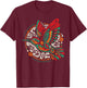 Hummingbird Tribal Art Native American Indian Indigenous T-Shirt - T-Shirt | Maroon