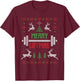 Gymnastics Rat Christmas Gift T-Shirt - T-Shirt | Maroon