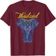Elephant Bangkok Thailand Lovers Thailand T-Shirt - T-Shirt | Maroon