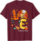 LOVE Turkey Cafeteria Worker Life Pumpkin Thanksgiving T-Shirt - T-Shirt | Maroon