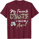 My Favorite Coastie Calls Me Aunt Proud US Coast Guard Me T-Shirt - T-Shirt | Maroon