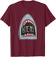 Bite Me Funny Shark Fan Beach Ocean Attire For Summer T-Shirt - T-Shirt | Maroon