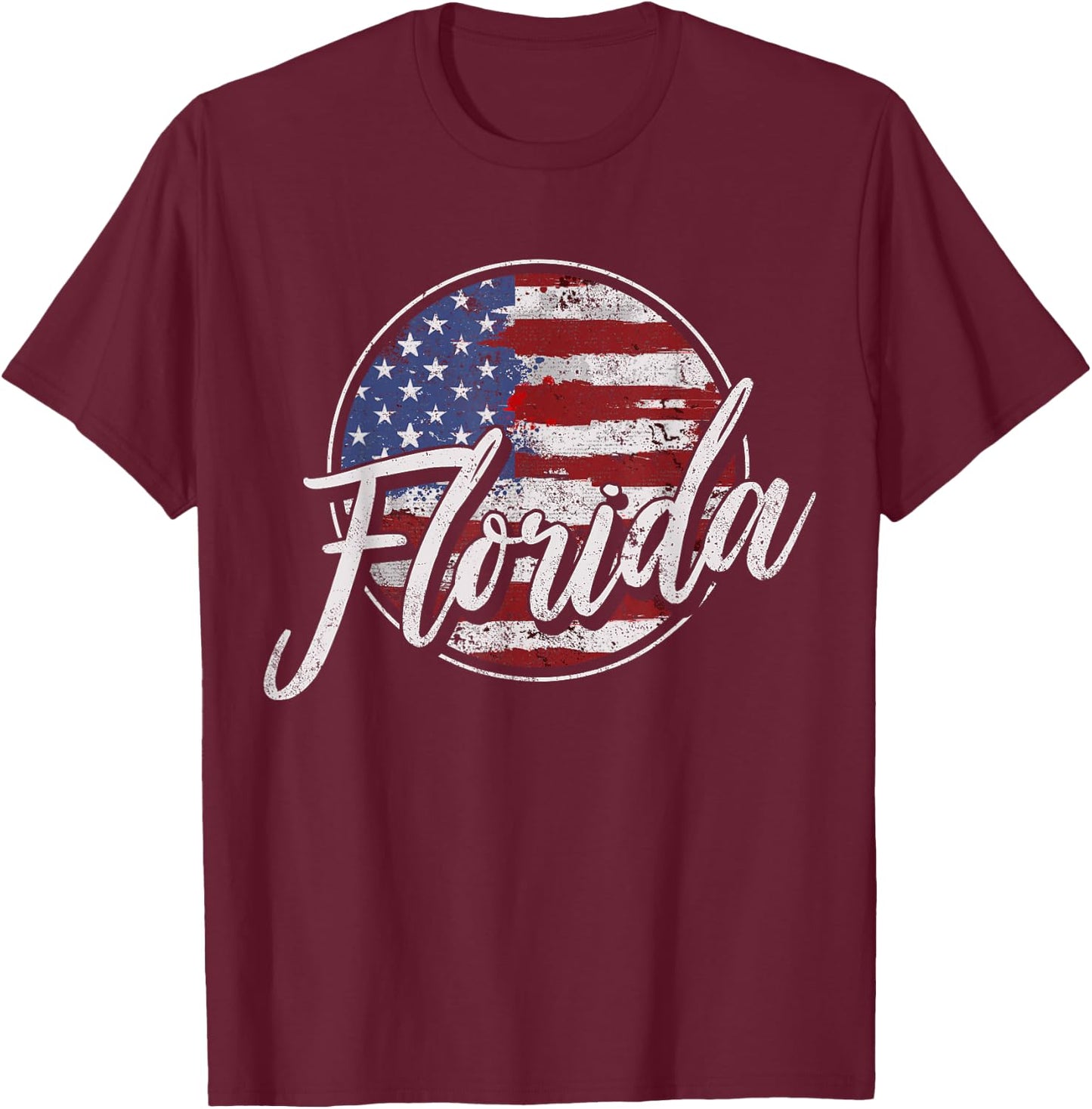 Florida Vintage T-Shirt - T-Shirt | Maroon