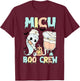 MICU Boo Crew MICU Nurses Halloween MICU squad Matching T-Shirt - T-Shirt | Maroon