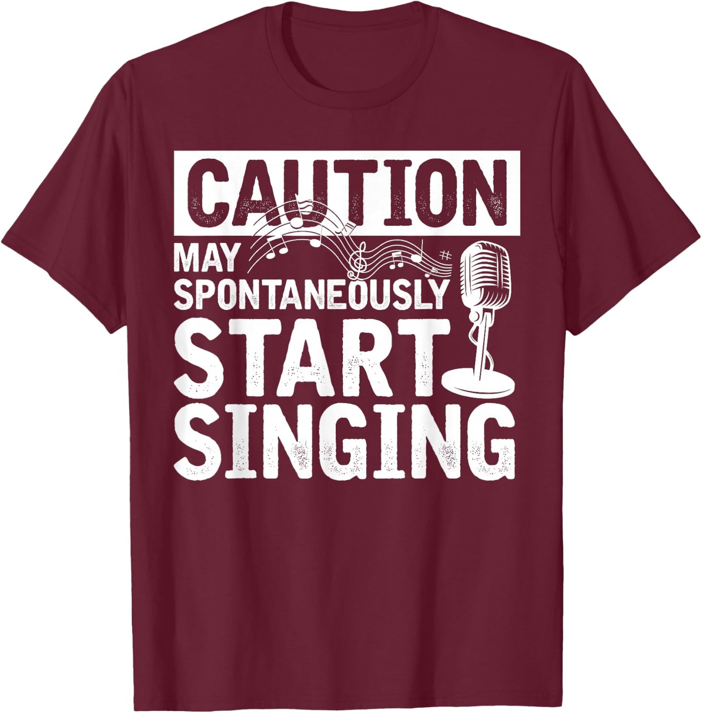Theatre Stage Singer Musician Gift Funny Musical T-Shirt - T-Shirt | Maroon