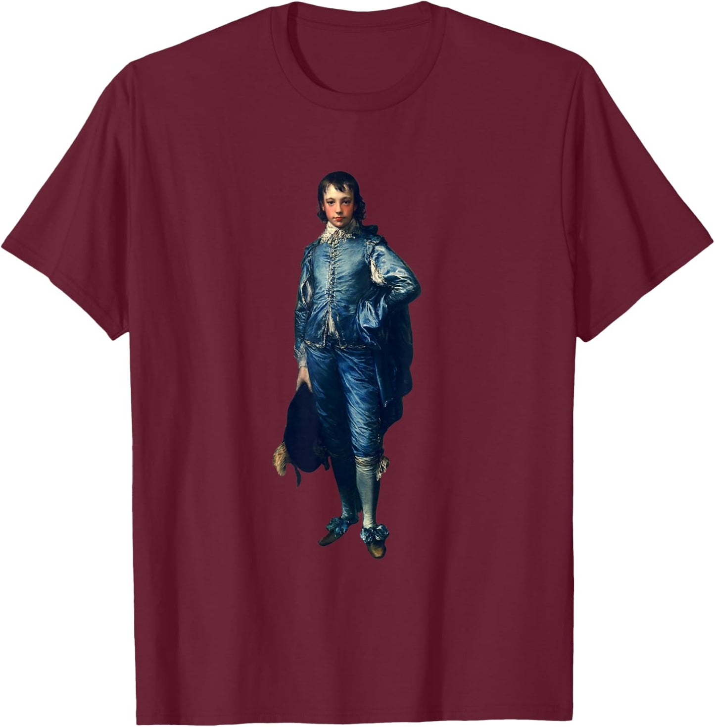 The Blue Boy Thomas Gainsborough T-Shirt - T-Shirt | Maroon