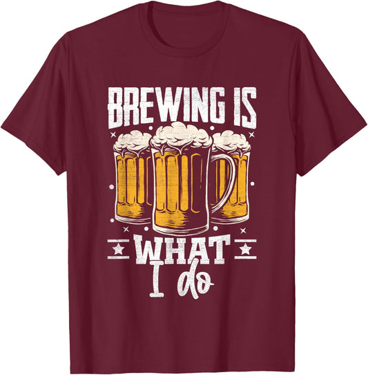 Beer Meme Quote T-Shirt - T-Shirt | Maroon