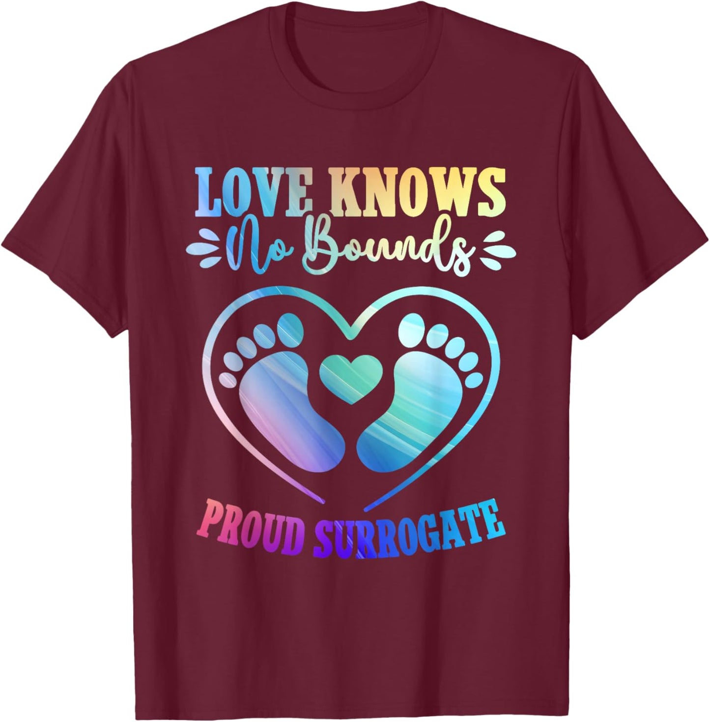 Pregnant Surrogate Mom Surro Mama T-Shirt - T-Shirt | Maroon