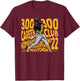300 Club 300th Career Homeruns Andrew McCutchen Pittsburgh T-Shirt - T-Shirt | Maroon