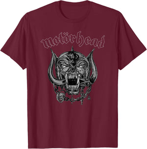 Motörhead - Undercover Warpig Sketch T-Shirt - T-Shirt | Maroon