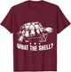 Funny Turtle Design What The Shell Turtoise T-Shirt - T-Shirt | Maroon