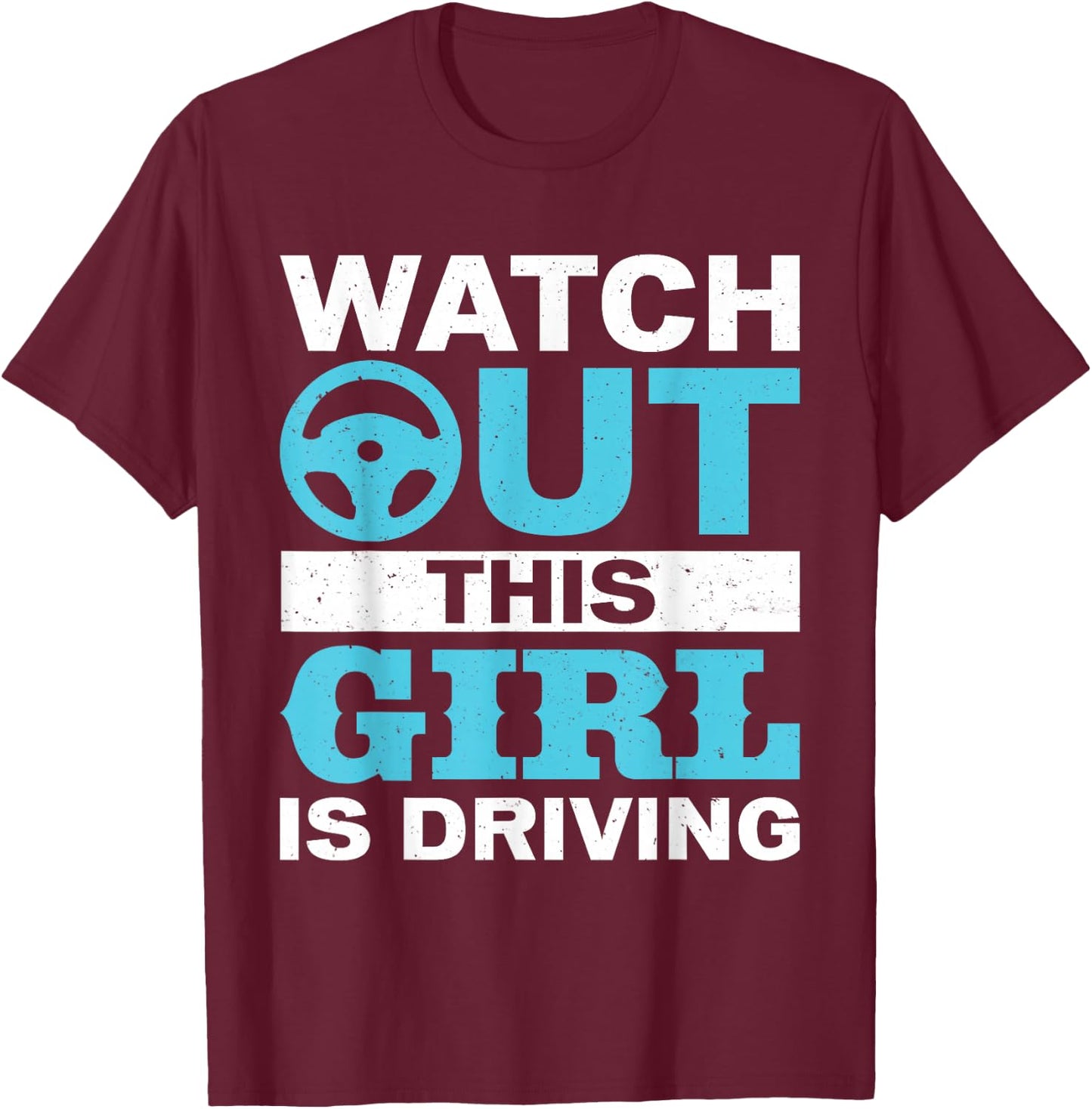 New Driver Gifts Funny Shirt for Teen Girls and Boys Student T-Shirt - T-Shirt | Maroon