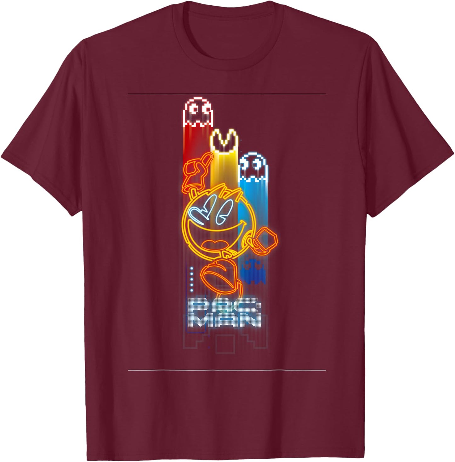 Pac-man T-Shirt - T-Shirt | Maroon