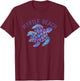 Myrtle Beach, SC Beach Design/Souvenir Illustration T-Shirt - T-Shirt | Maroon