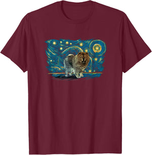 Retro Vintage Style Chow Chow T-Shirt - T-Shirt | Maroon