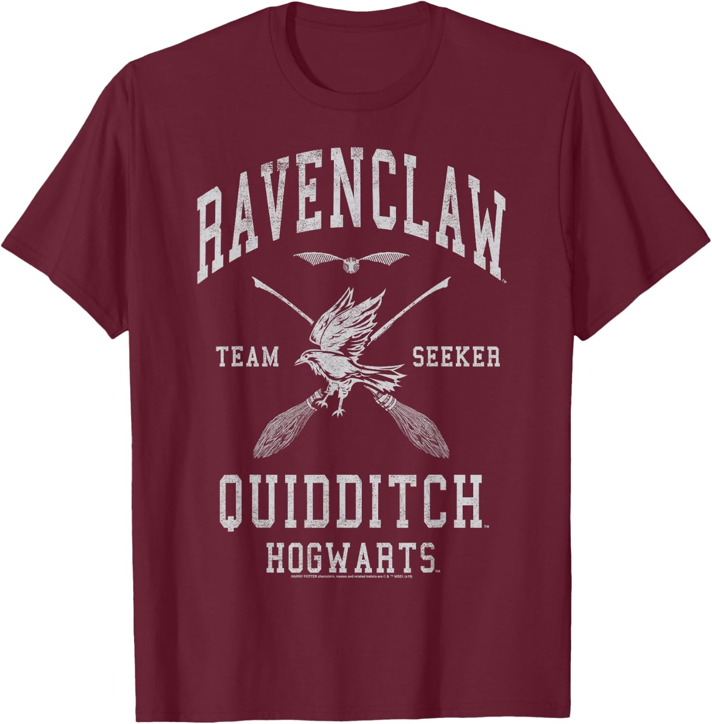 Harry Potter Ravenclaw Team Seeker Hogwarts Quidditch,Short Sleeve T-Shirt - T-Shirt | Maroon