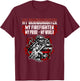 My Granddaughter Is Firefighter Hero Proud Fire Grandparent T-Shirt - T-Shirt | Maroon