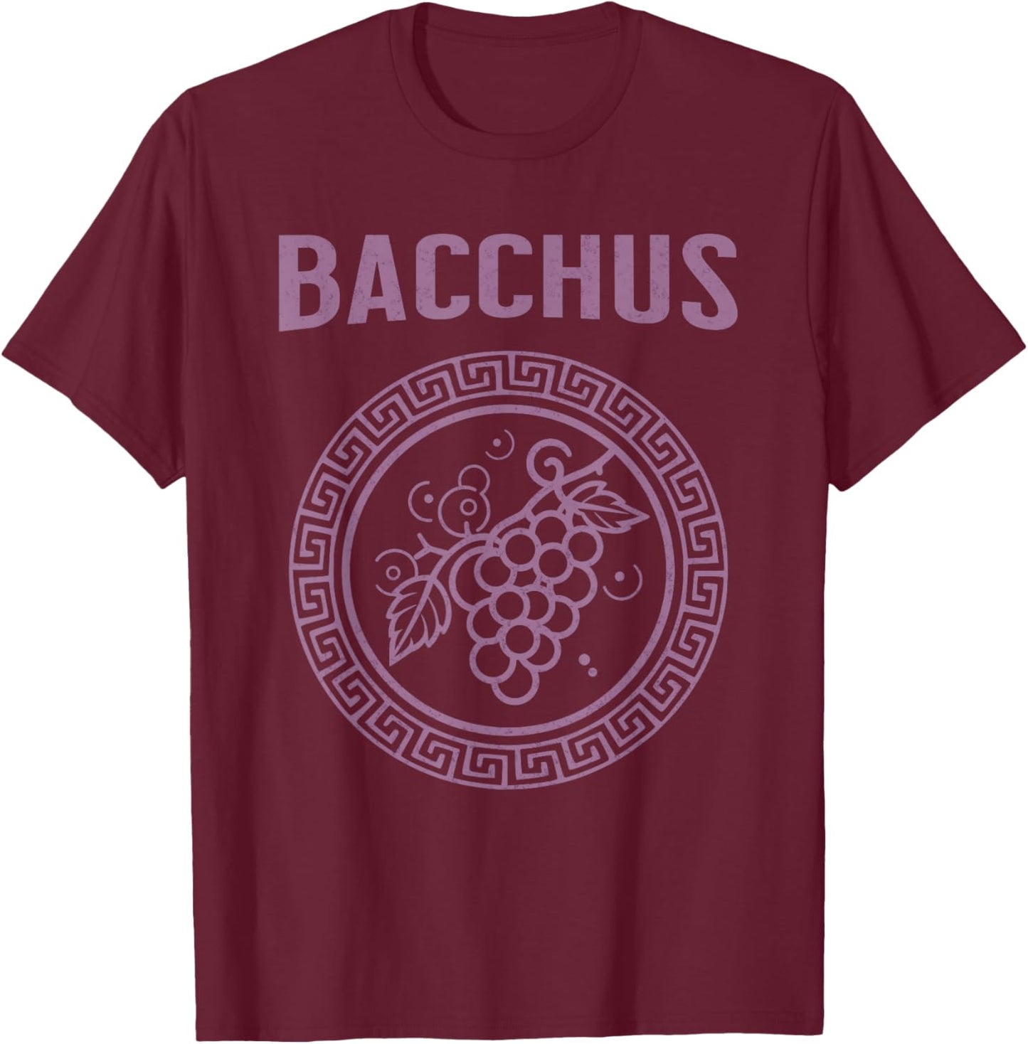 Ancient Roman God Bacchus T-Shirt - T-Shirt | Maroon