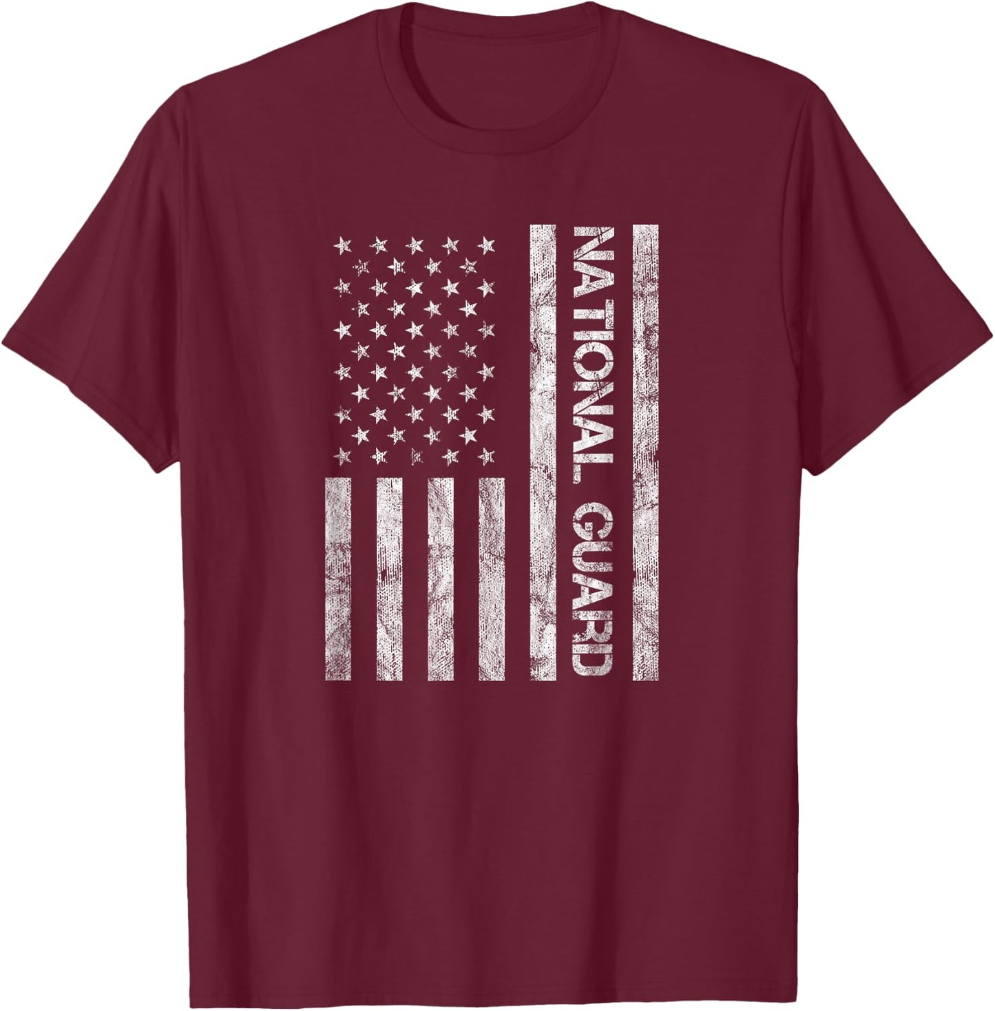 National Guard retro T-Shirt - T-Shirt | Maroon
