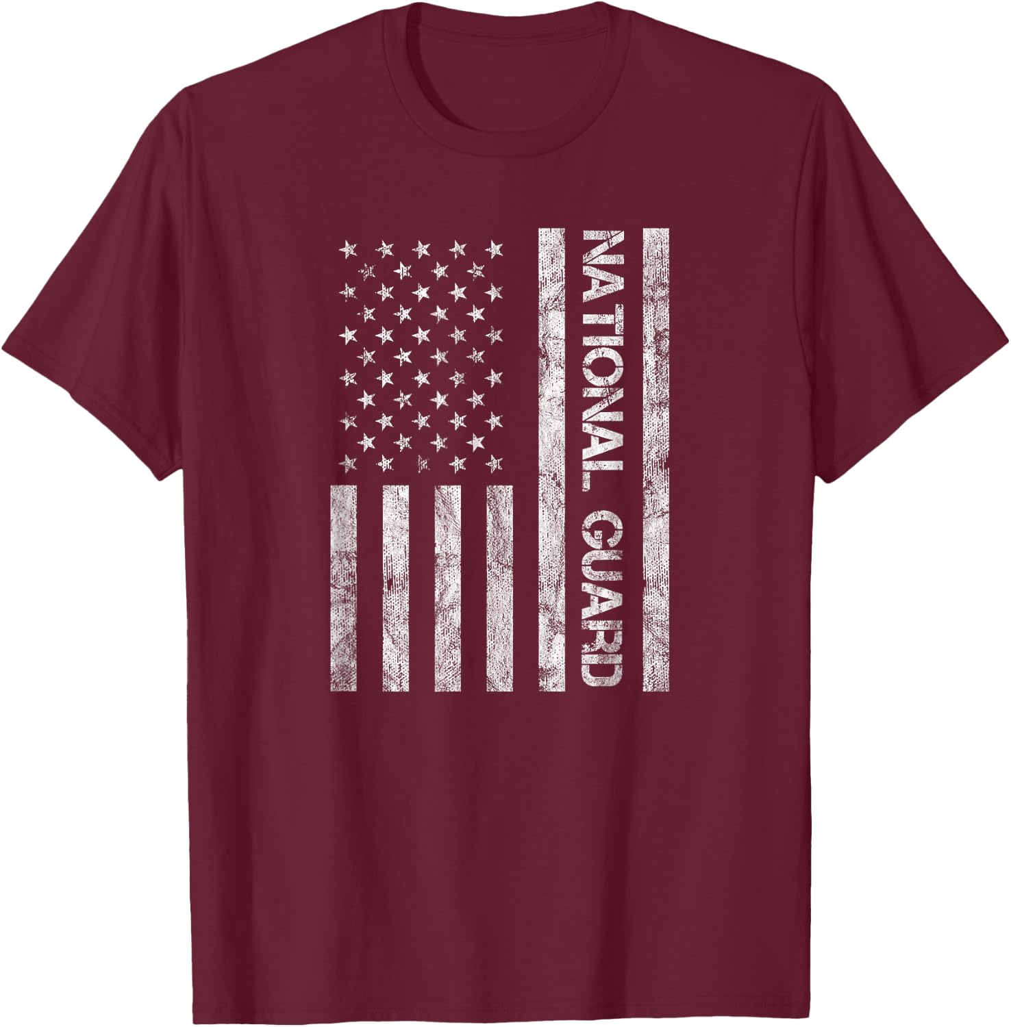 National Guard retro T-Shirt - T-Shirt | Maroon