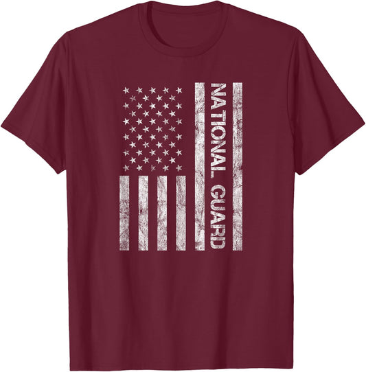 National Guard retro T-Shirt - T-Shirt | Maroon