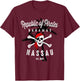 Republic of Pirates Nassau Bahamas Vintage Summer T-Shirt - T-Shirt | Maroon