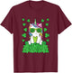 Cute St Patricks Day Unicorn Lepricorn Shamrock Girls Kids T-Shirt - T-Shirt | Maroon