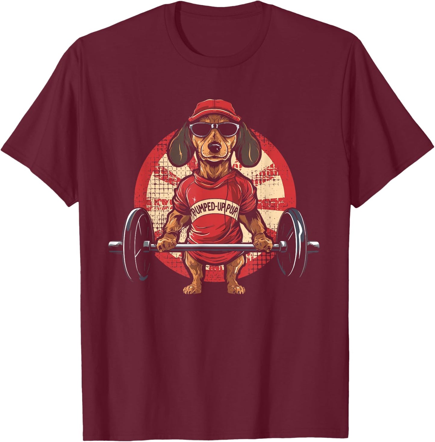 Sport Dachshund for Dachshund Owners T-Shirt - T-Shirt | Maroon