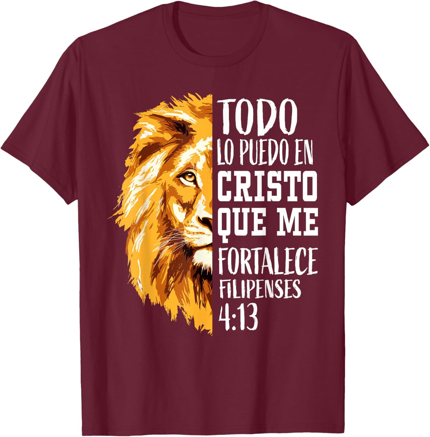 Filipenses Shirts Men Women Kids Spanish Christian Gifts Mom T-Shirt - T-Shirt | Maroon
