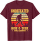 Undefeated Hide and Seek World Champion Bigfoot T Shirt T-Shirt - T-Shirt | Maroon