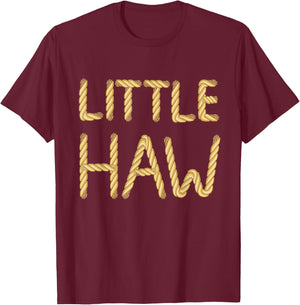 Little Haw Western Theme Country Rope Rodeo Sorority Reveal T-Shirt - T-Shirt | Maroon