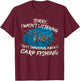Rod Pod motif sorry was thinking about Carp Fishing T-Shirt - T-Shirt | Maroon