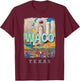 Waco Texas TX Magnolia Silos SD884 T-Shirt - T-Shirt | Maroon