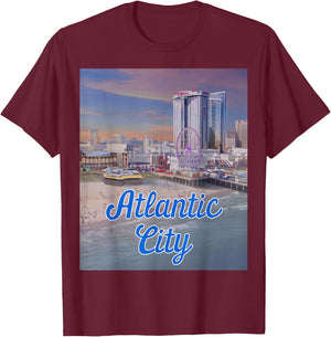 Atlantic City T-Shirt - T-Shirt | Maroon