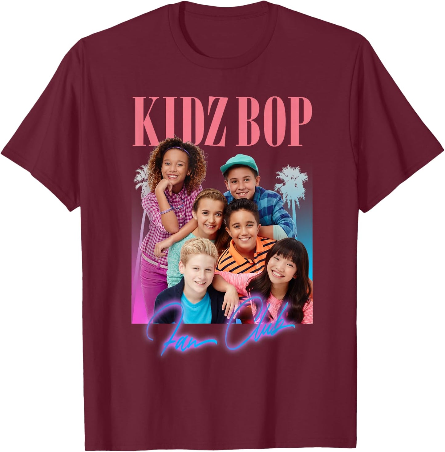 KIDZ BOP Fan Club T-Shirt - T-Shirt | Maroon