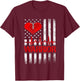 Open Heart Surgery Warrior Gift Heart Patients Survivor T-Shirt - T-Shirt | Maroon