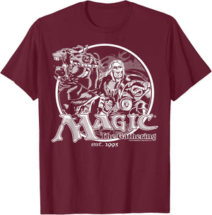 Magic: The Gathering Retro Logo T-Shirt - T-Shirt | Maroon