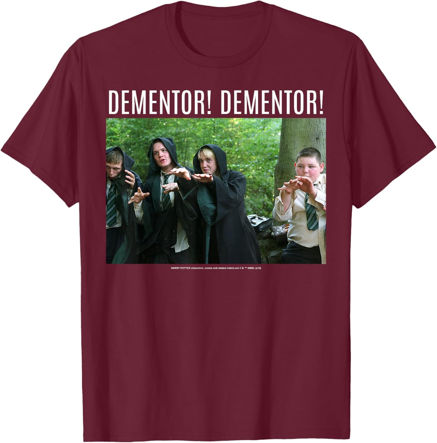 Harry Potter Draco Malfoy Dementor Dementor Portrait T-Shirt - T-Shirt | Maroon