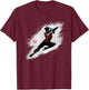 Marvel Shang-Chi and the Legend of the Ten Rings Ink Drawing T-Shirt - T-Shirt | Maroon