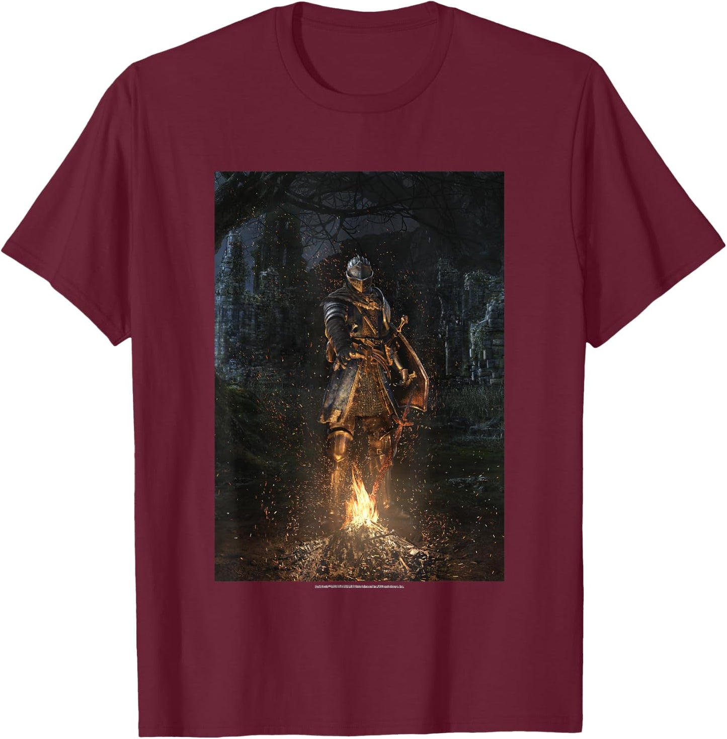 Dark Souls T-Shirt - T-Shirt | Maroon
