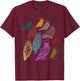 Forest Owl Breed Ornithologist Gift Owl T-Shirt - T-Shirt | Maroon