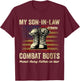 My Son-in-law Wears Combat Boots Proud Army Father-in-law T-Shirt - T-Shirt | Maroon