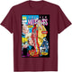 Marvel Deadpool 30th Debut Comic Cover Small T-Shirt - T-Shirt | Maroon