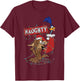 Looney Tunes Christmas Road Runner & Wile E. Coyote Naughty T-Shirt - T-Shirt | Maroon
