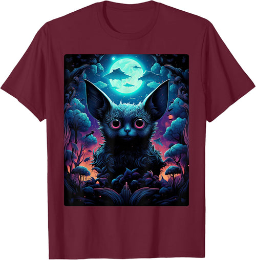 Gothic Bat Spooky Bats Pattern Moon Night