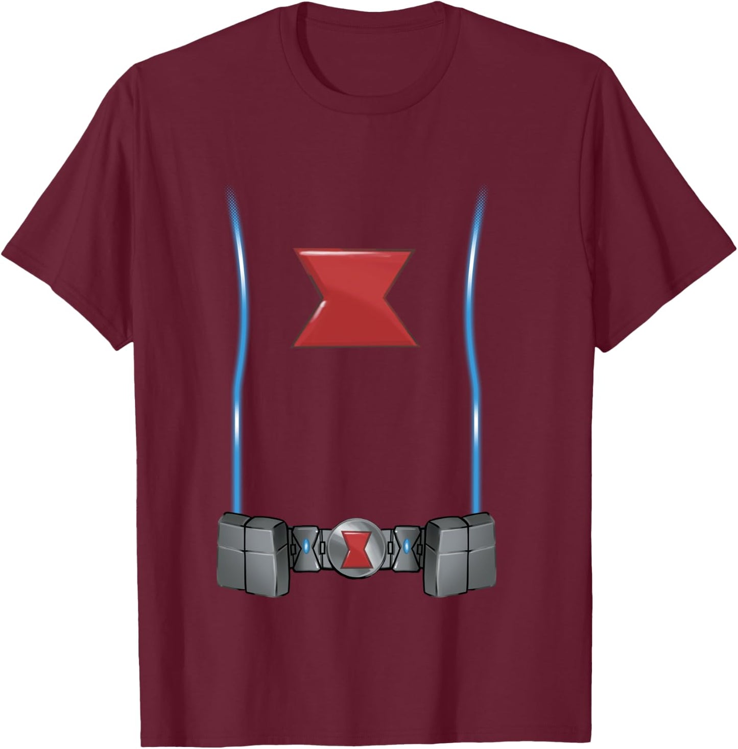 Marvel Halloween Black Widow Spy Costume T-Shirt - T-Shirt | Maroon