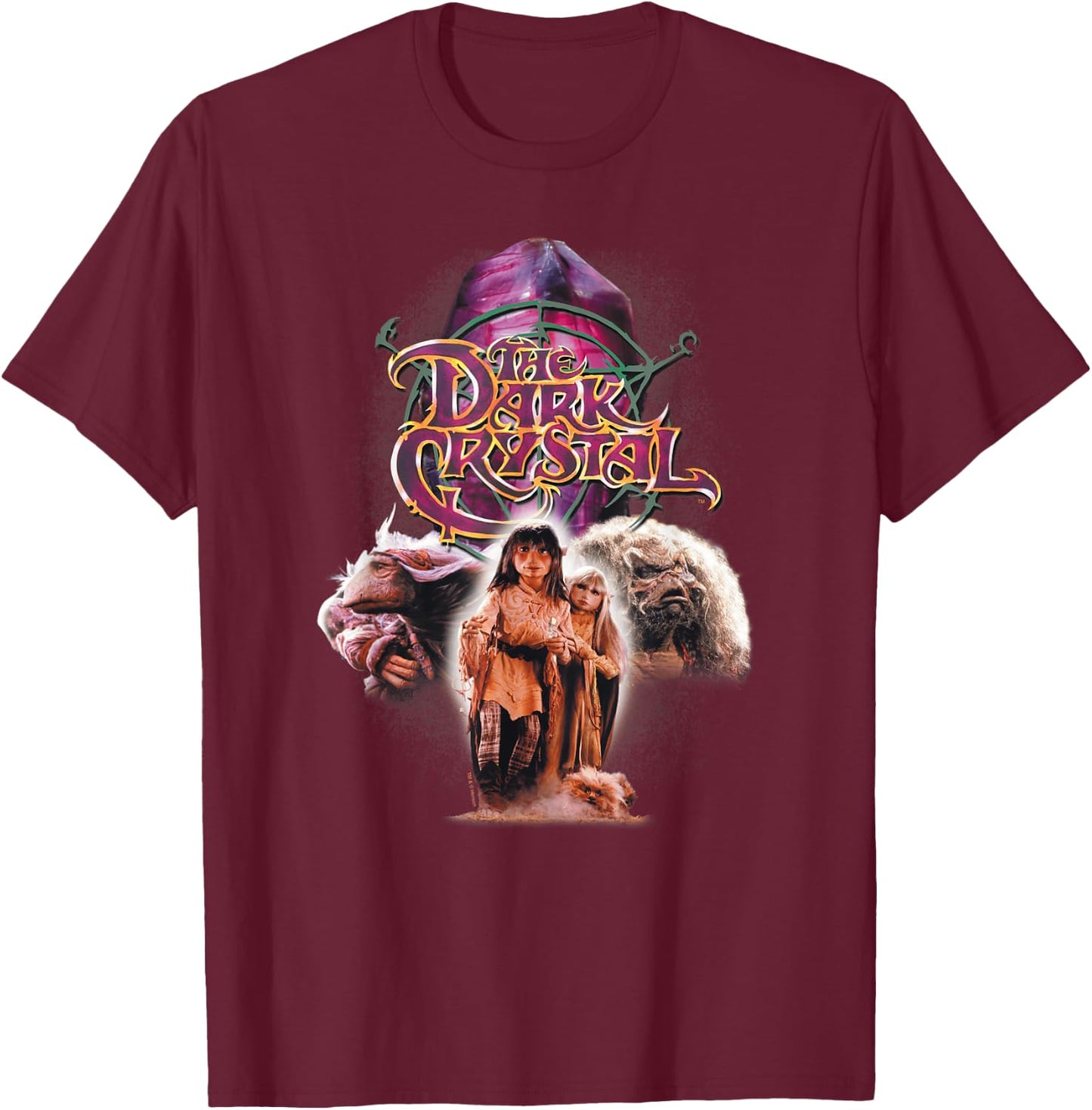 The Dark Crystal The Good Guys T-Shirt - T-Shirt | Maroon