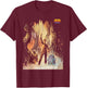 Star Wars The Empire Strikes Back Yoda Luke R2-D2 T-Shirt - T-Shirt | Maroon