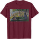 Sunday Afternoon on the Island of La Grande Jatte Seurat Art T-Shirt - T-Shirt | Maroon